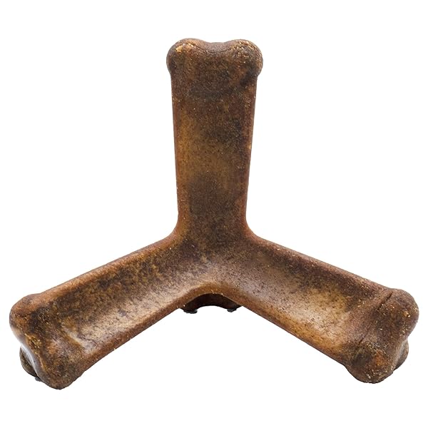 N-BONE QUADO INTERACTIVE TREAT, BBQ FLAVOR, LARGE, HICKORY (701207) 6.8 OUNCE (PACK OF 1)