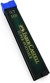 Faber-Castell Super-Polymer Refill Leads 0.7mm HB 36 leads 3 tubes view 4