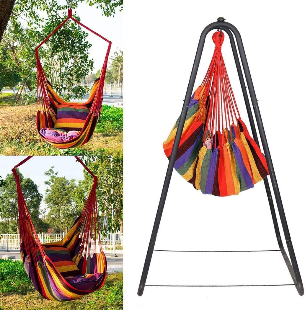 Etuoji Canvas Swing Chair Hanging Rope Chair Garden Indoor Outdoor Hammocks