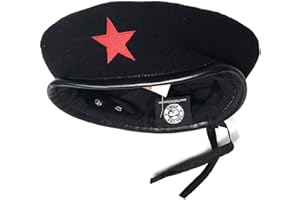 Che Guevara Store Black Military Beret with Red Star