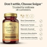 Solgar Vitamin D3 4000 IU 120 Vegetable Capsules - Healthy Teeth Bones view 5