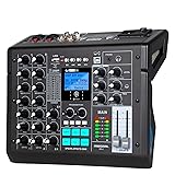 4 Channel Audio Interfacer DJ Mixer Soundboard
