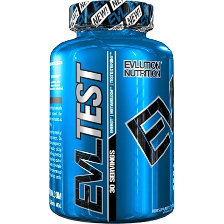 Evlution Nutrition EVL Test | Testosteron Booster für effektives Training & zur körperlichen Erholung * fördert den Testoster