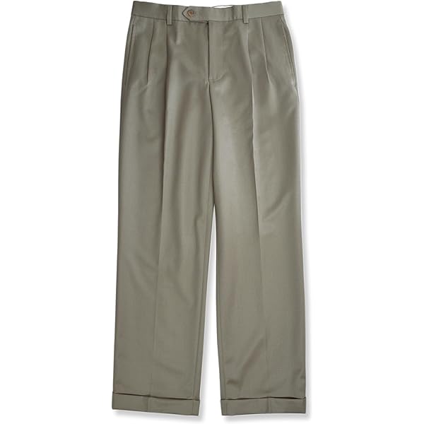 Brooks Brothers Mens Madison Traditional Fit Flat Front Wool Pants