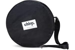 Chirp Wheel Carrying Case - Travel Case for On the Go Back Pain Relief & Stretching - Compatible with Yoga Supplies and Foam Roller Sets Wheels Not Included