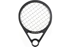 Twist It Up Comb (Bond Black) - Alternative for Hair Sponges, Creates Curls and Twists for Black Men, Tennis Racket Design