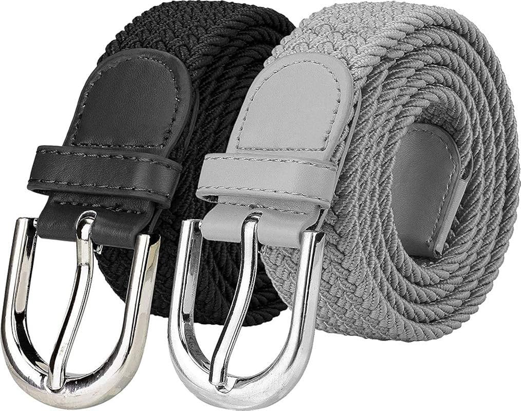 Buy Veteran Stretchable braided cotton belt for women, ladies belt