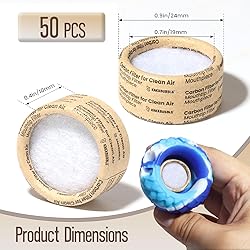 50 Pcs or 100 Pcs Disposable and Replaceable Carbon