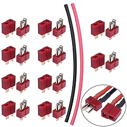 Hobbypark 10 Pairs T-Plug Connectors Male & Female