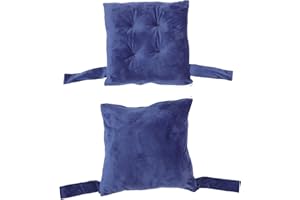 Milisten Elastic Padding Rocking Chair Cushion with Ties for Back and Hip Support Suitable for Home and