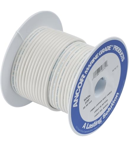 10 Awg Copper Wire Ancor 108010 Marine Grade Electrical Primary Tinned Copper Boat Wiring 10 Gauge 4/0 Wire