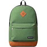 TRAILKICKER Travel Backpack, 17 Inch Laptop Backpack, Water Resistant College Bookbag, Large Capacity Computer Backpacks (Green)