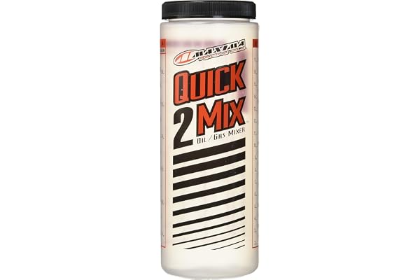 Maxima Racing Oils 10920 Quick-2-Mix Oil/Gas Ratio Mixing Bottle - 20 oz. Capacity