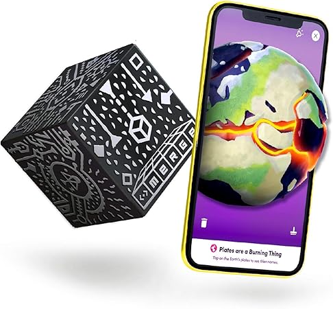 Amazon マージキューブ Merge Cube 手のひらで遊べる世界初のホログラフィックおもちゃ Iosまたはandroidスマートフォンまたはタブレット使用 Vr Arゴーグルでも使用できます 1キューブ 携帯ゲーム おもちゃ