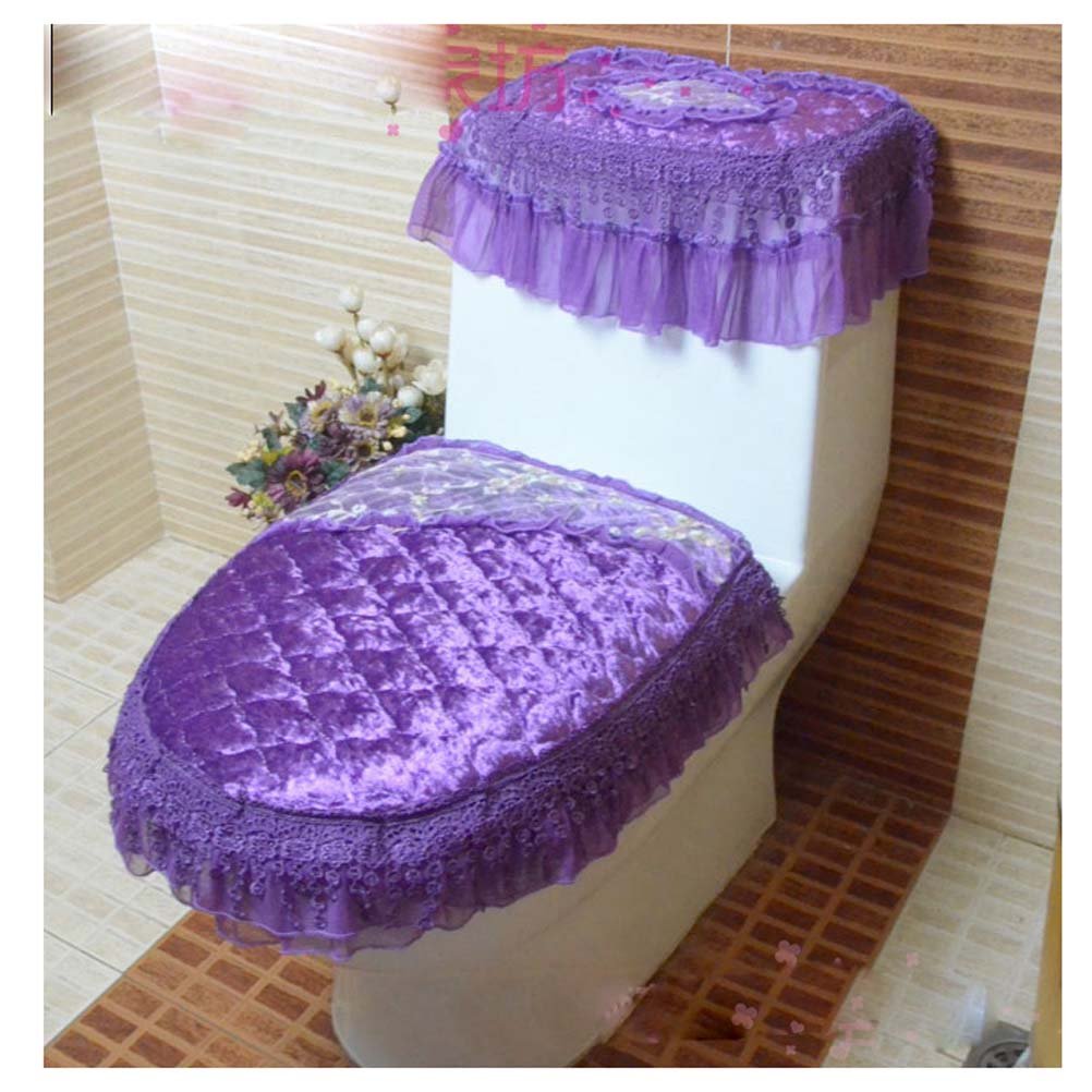 Best 5 piece toilet seat cover and tank and rug set