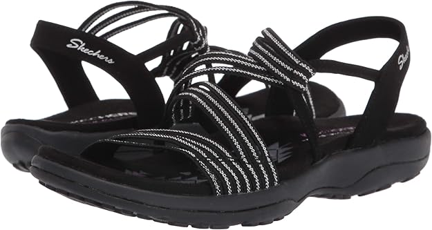 skechers gore cross band sandals