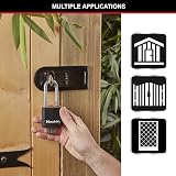 Master Lock Heavy Duty Padlock Security Level 8 Outdoor Keyed Laminated Steel view 2