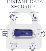 Integral 32GB Courier-197 256-Bit Hardware Encrypted USB 3.0 Drive view 3