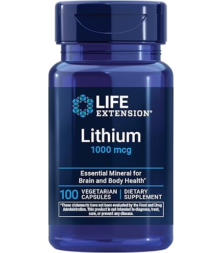 Amazon.com: Life Extension Lithium 1000 mcg Brain Health & N