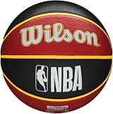 Wilson NBA Team Tribute Basketball Atlanta Hawks Size 7 Outdoor Rubber view 3