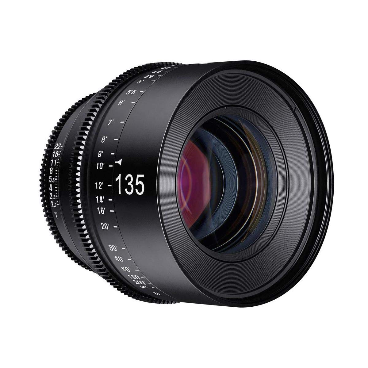 Lente de cine profesional Rokinon Xeen 135 mm T2.2 para montura PL - PL
