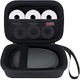 Elonbo Carrying Case for SUPVAN E10/ Phomemo D30 Bluetooth Label Maker Machine, Portable Mini Thermal Label Printer Storage Holder, Wireless Small Handheld Sticker Maker Travel Bag, Black