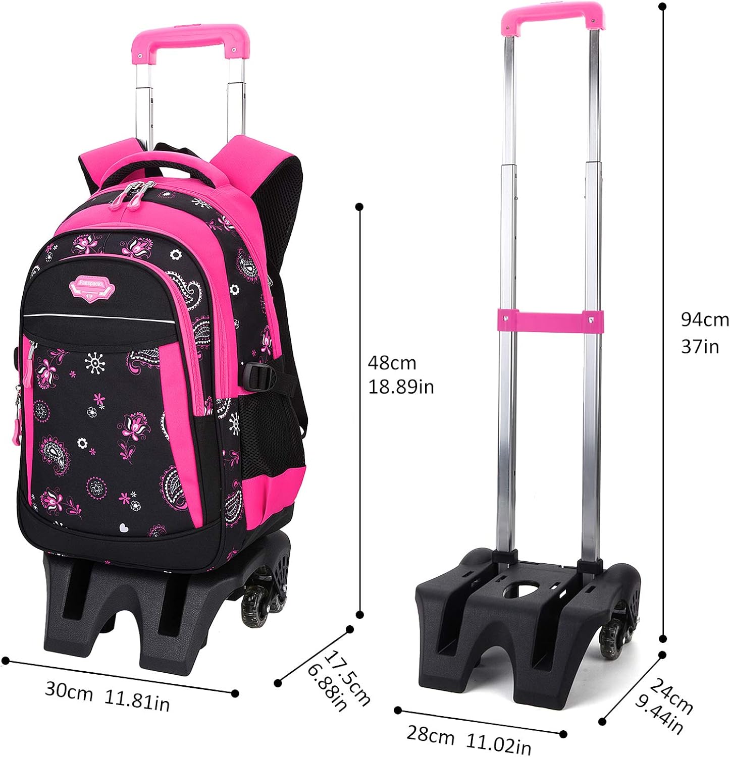 coofit rolling backpack