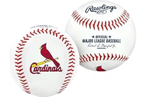 JARDEN SPORTS LICENSING Rawlings | MLB Team Logo Baseball | St. Louis Cardinals | Official | White