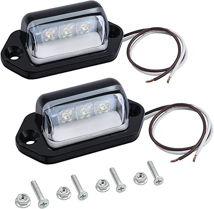 portable license plate light