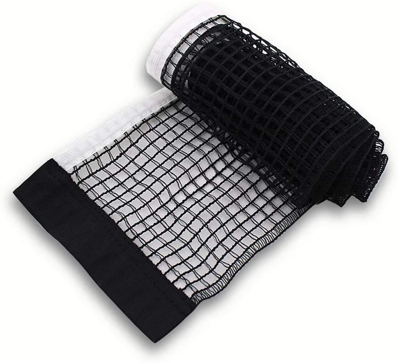 ITODA Table Tennis Nets Portable Ping Pong Replacement Table Net Durble Nylon Net Indoor Outdoor Collapsible Training Table Tennis Net Home Tournament Net