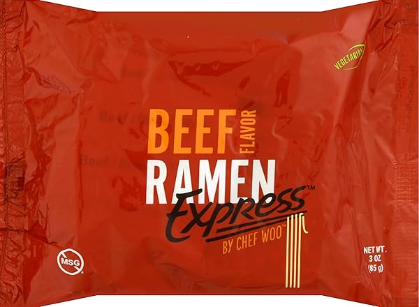 RAMEN EXPRESS RAMEN, BEEF FLAVOR , 3 OZ