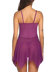Avidlove Babydoll Lingerie for Women Honeymoon V