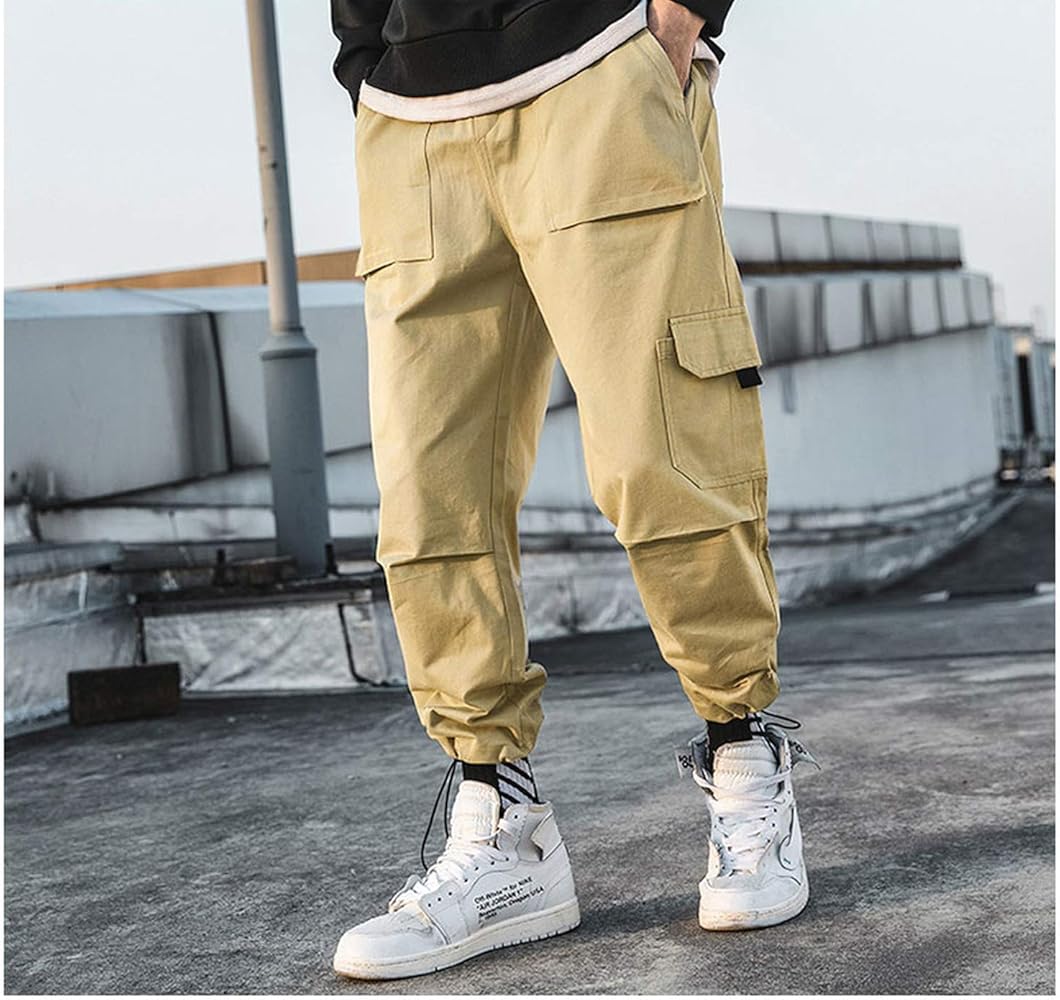khaki cargo pants streetwear