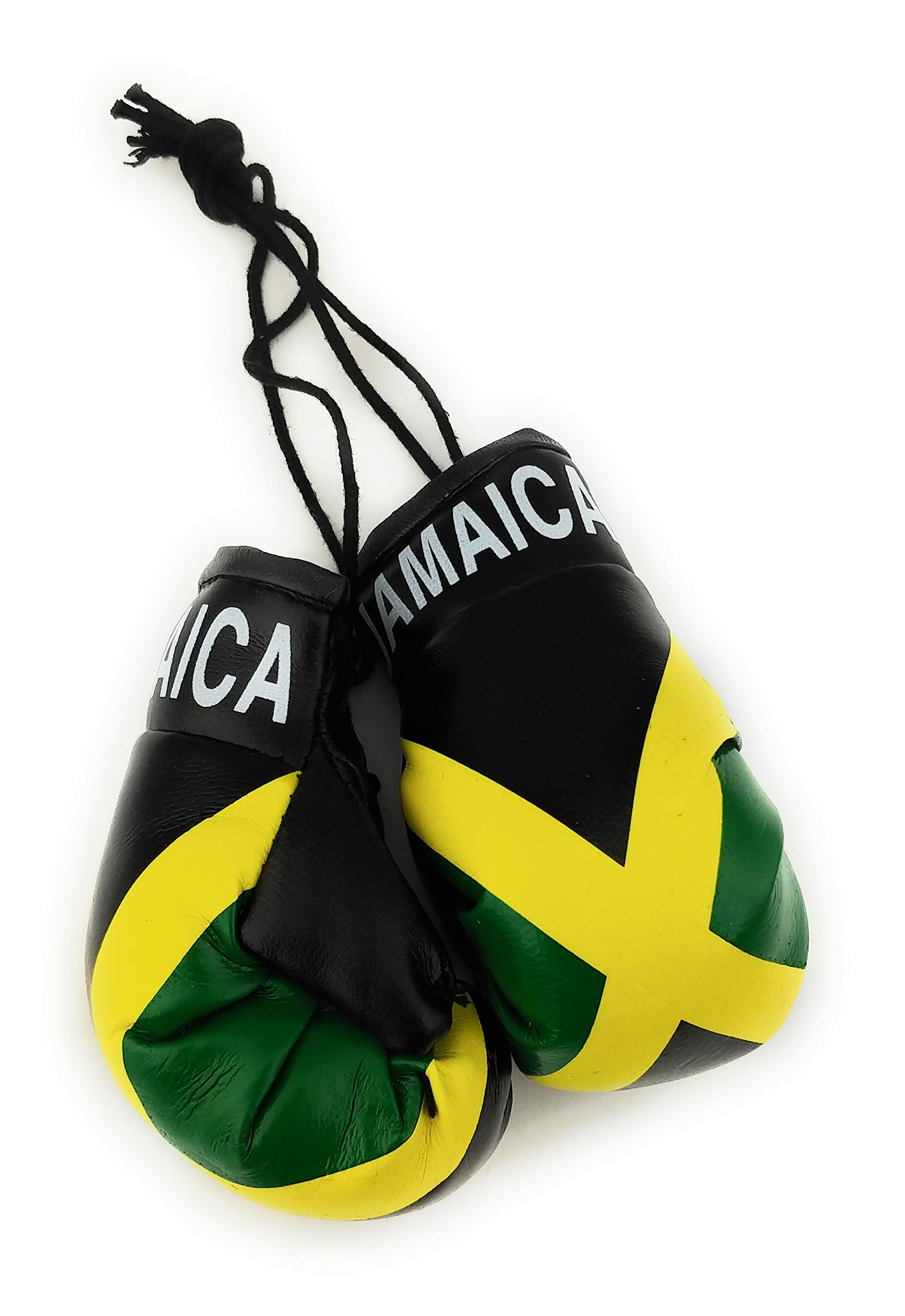 Red Hat Ent Hanging Car Mirror Mini Boxing Gloves (Jamaica)