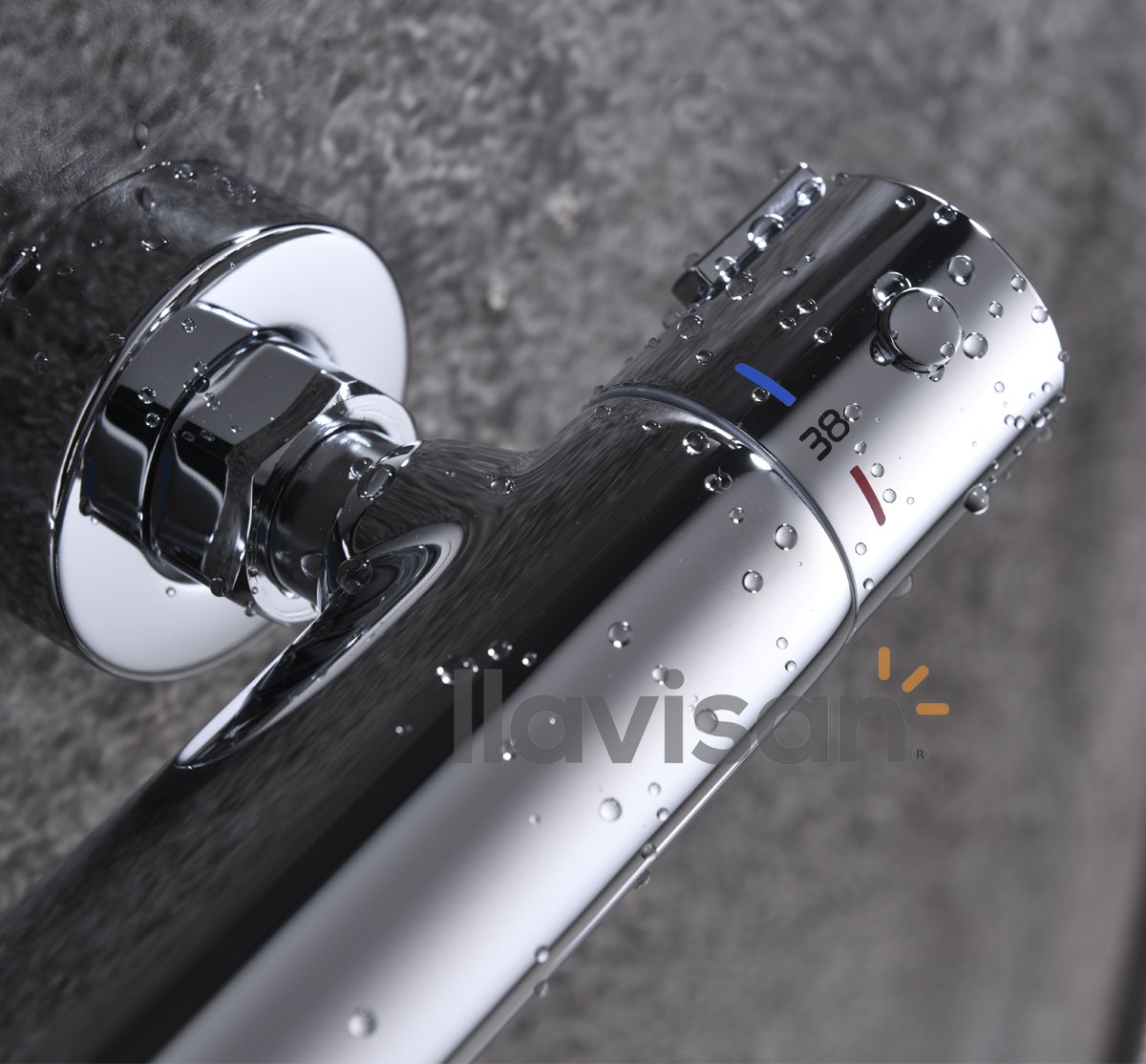 LLAVISAN L153994 PARÍS Grifo Ducha termostática Latón