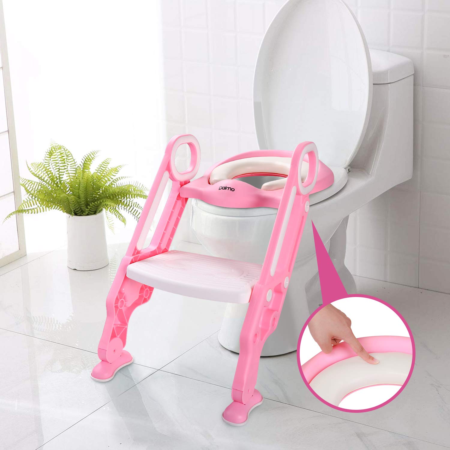 Riduttore WC Per Bambini - Sedile Vasino Training Con Antiscivolo E Protezione Antischizzi - Foto 13