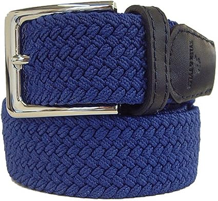mens woven belts uk