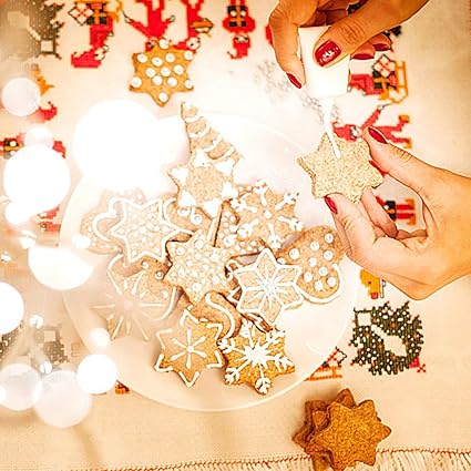 Amazon Com Bakewar Est 10 Pcs Bakeware Mould Christmas Cookies