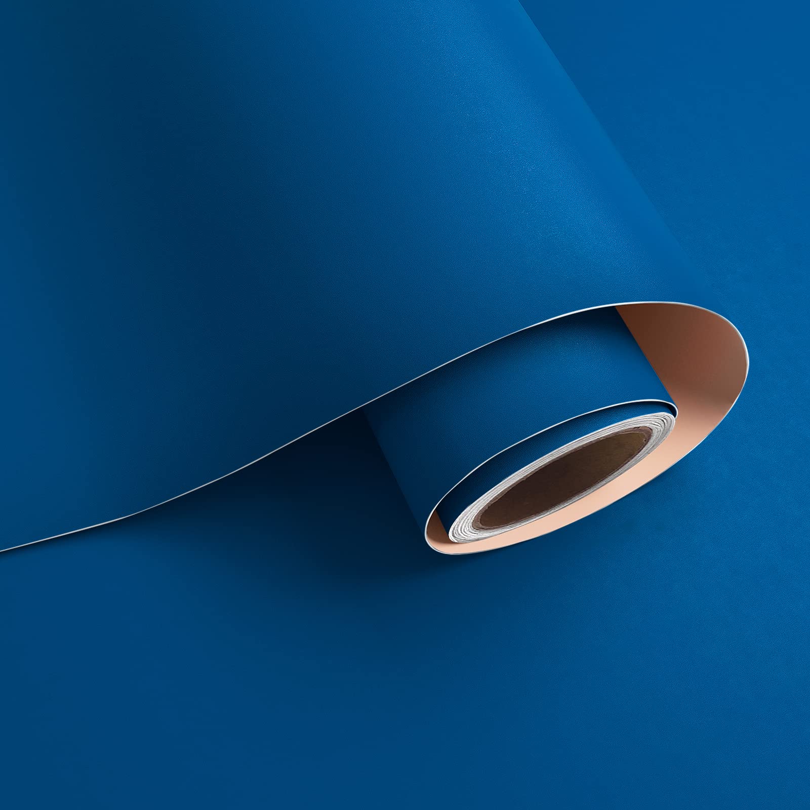 VaryPaper Peel and Stick Sapphire Blue Wallpaper 40cmx800cm Blue Contact Paper for Kitchen Countertops Sticky Back Plastic Thick Lining Paper for Wall Living Room Bedroom Vinyl Wrap for Furniture