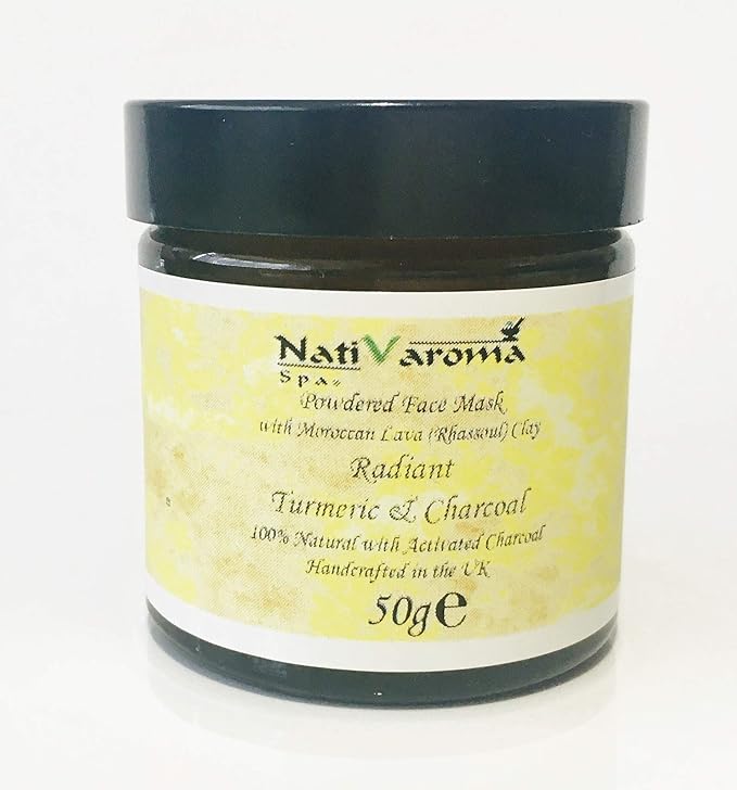 Powder Face Masks (Turmeric & Activated Charcoal) Vegan Face Mask
