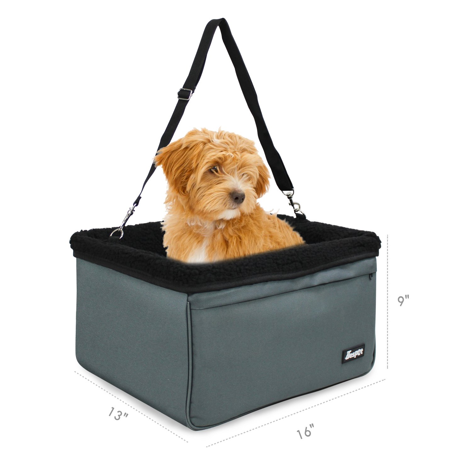 Jespet Dog Booster Seats for Cars, Portable Travel Pet Car Seat Carrier