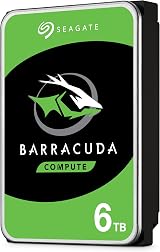 Seagate BarraCuda 6TB Internal Hard Drive HDD 3.5" SATA 6Gb/s 5400 RPM 256MB