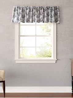 Amazon Com Laura Ashley Floral Gingham Blouson Valance Kitchen