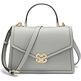 Top Handle Bag,Top Handle Purses for Women,Fashion Leather handbag and Tote Bag Elegant Square Bag