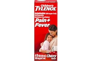 Tylenol Children's Oral Suspension Medicine with Acetaminophen, Cherry, 4 Fl Oz