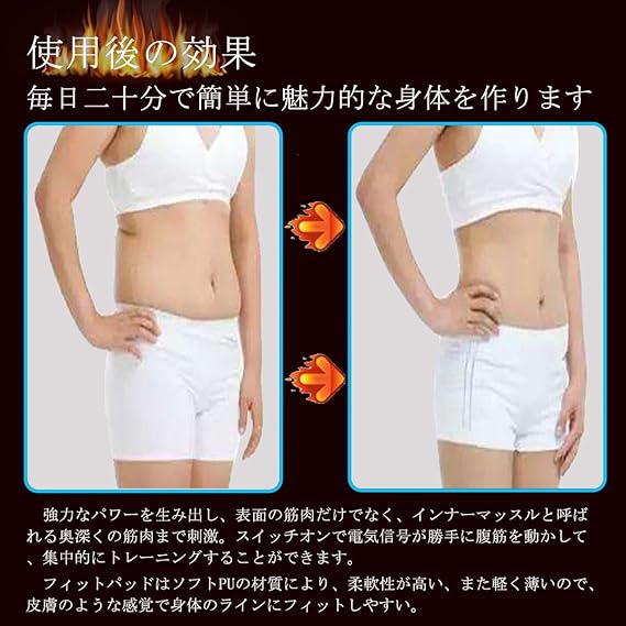 Amazon Co Jp 筋肉トナー 腹部トーニングベルト Ems腹筋トナー本体マッスルトレーナーポータブル ユニセックスのフィットネス トレーニング ギア腹脚腕トレーニングホームオフィスの運動トレーニング機器のために 男性と女性のための適当なトレーニング ギア