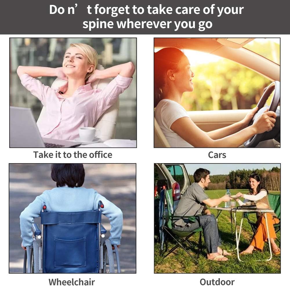 KR Gel Seat Cushion, Double Layer Egg Gel Cushion for Pressure Relief, Seat Cushion for The Car,Office,Wheelchair&Chair.Breathable Design,Durable,Portable: Home & Kitchen