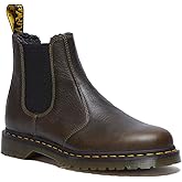 Dr. Martens unisex-adult 2976 Faux Fur Lined Grizzly Leather Chelsea Boot