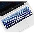 Keyboard Cover for 14" ASUS Chromebook CX1/ASUS Chromebook Flip C434 C434TA C433TA-AS384T 2-in-1 Laptop,ASUS C302/C302CA/C423/C425TA/C523NA Chromebook Skin,ASUS C434 C433 Chromebook Cover-Gradual Blue
