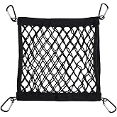 Helmet Holder for Sport Backpack,Backpack Accessories Mesh Storage Bag,Added External Elastic Storage Net for Backpack,4 Carabiners Attaching to Backpack to Carry Helmet and Accessories